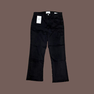 FRAME Le Crop Bootcut Jeans | Herring Black | Size 30 | Premium Denim